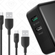 Quick Charge 3.0 Wall Charger + FREE 3-Pack MicroUSB Cables, $16 with code 37JFCDS3